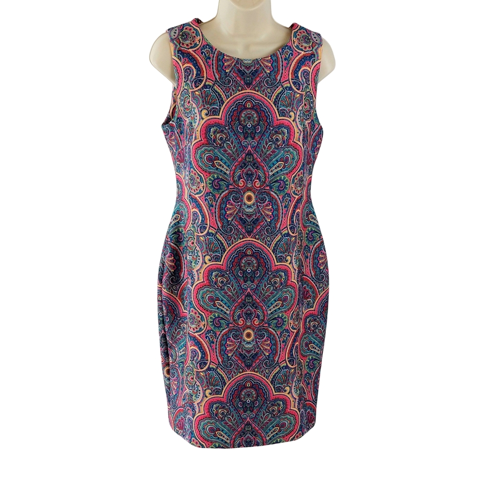 Tommy Hilfiger Multicolor Paisley Midi Dress